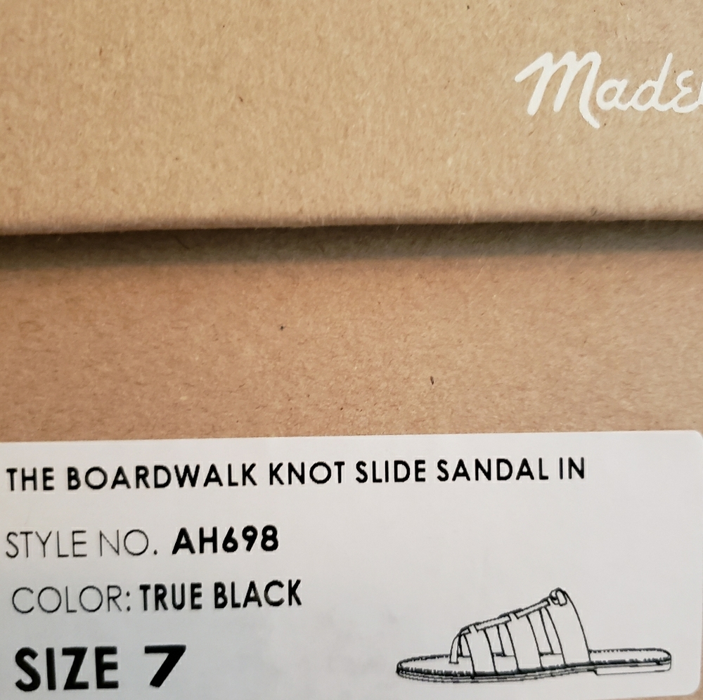 Madewell Boardwalk Knot Slide Sandal